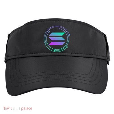 Solana Crypto Coin Currency Adult Drive Performance Visor