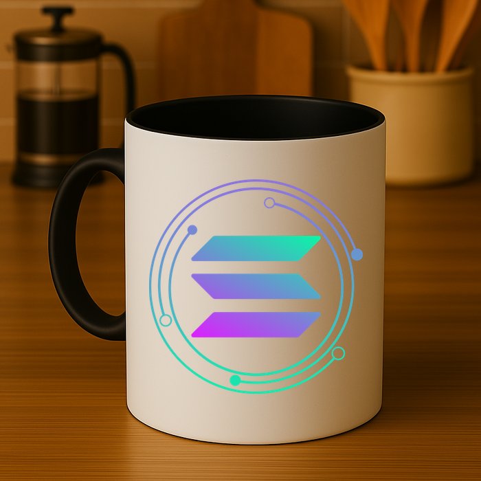 Solana Crypto Coin Currency Mug