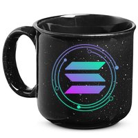 Solana Crypto Coin Currency 15oz Campfire Ceramic Mug
