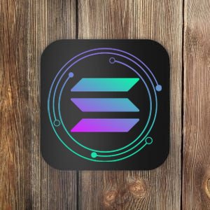 Solana Crypto Coin Currency Coaster