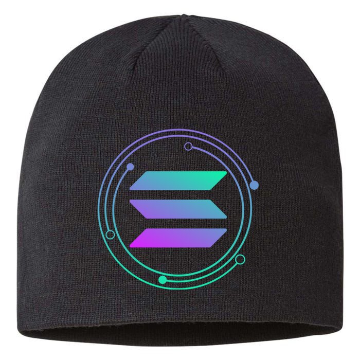 Solana Crypto Coin Currency Sustainable Beanie