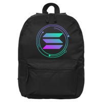Solana Crypto Coin Currency 16 in Basic Backpack