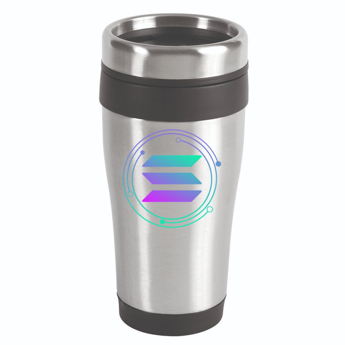 Solana Crypto Coin Currency 16oz Travel Tumbler