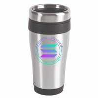 Solana Crypto Coin Currency 16oz Travel Tumbler