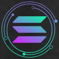 Solana Crypto Coin Currency Golf Towel