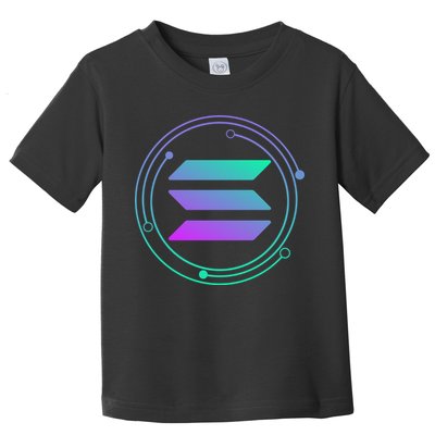 Solana Crypto Coin Currency Toddler T-Shirt