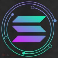Solana Crypto Coin Currency Microfiber Hand Towel