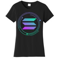 Solana Crypto Coin Currency Women's T-Shirt