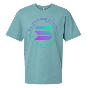 Solana Crypto Coin Currency Sueded Cloud Jersey T-Shirt