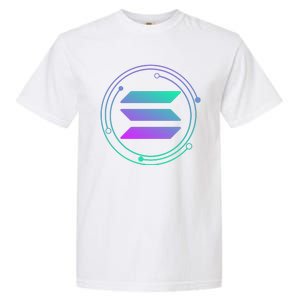 Solana Crypto Coin Currency Garment-Dyed Heavyweight T-Shirt