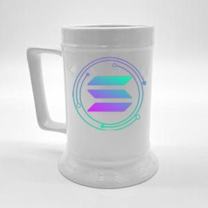 Solana Crypto Coin Currency Beer Stein