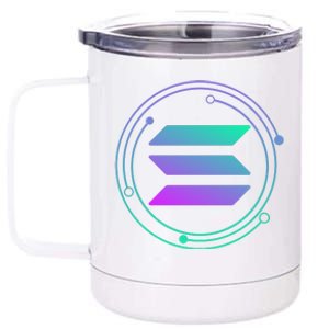 Solana Crypto Coin Currency 12 oz Stainless Steel Tumbler Cup