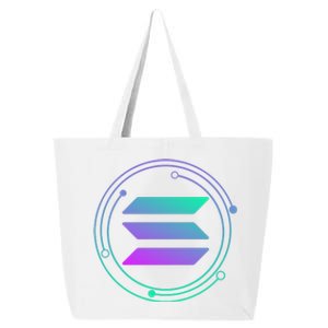 Solana Crypto Coin Currency 25L Jumbo Tote