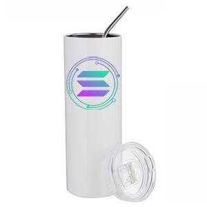 Solana Crypto Coin Currency Stainless Steel Tumbler