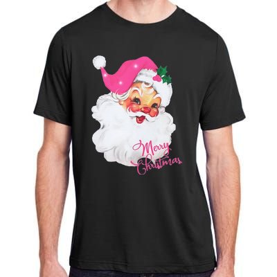 Santa Claus Christmas Design Adult ChromaSoft Performance T-Shirt