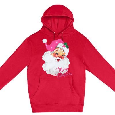 Santa Claus Christmas Design Premium Pullover Hoodie