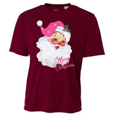 Santa Claus Christmas Design Cooling Performance Crew T-Shirt