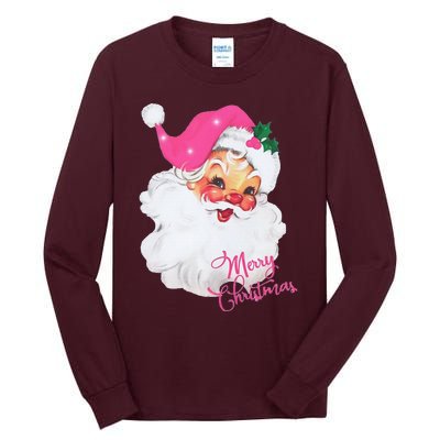 Santa Claus Christmas Design Tall Long Sleeve T-Shirt