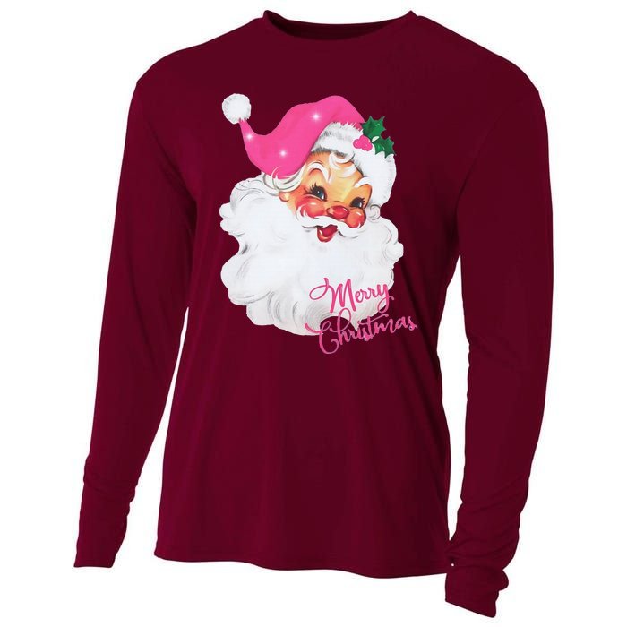 Santa Claus Christmas Design Cooling Performance Long Sleeve Crew