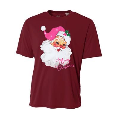 Santa Claus Christmas Design Performance Sprint T-Shirt