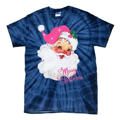 Santa Claus Christmas Design Tie-Dye T-Shirt