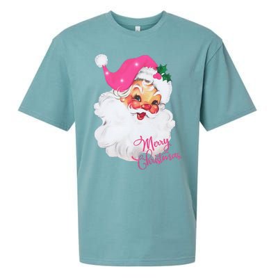 Santa Claus Christmas Design Sueded Cloud Jersey T-Shirt