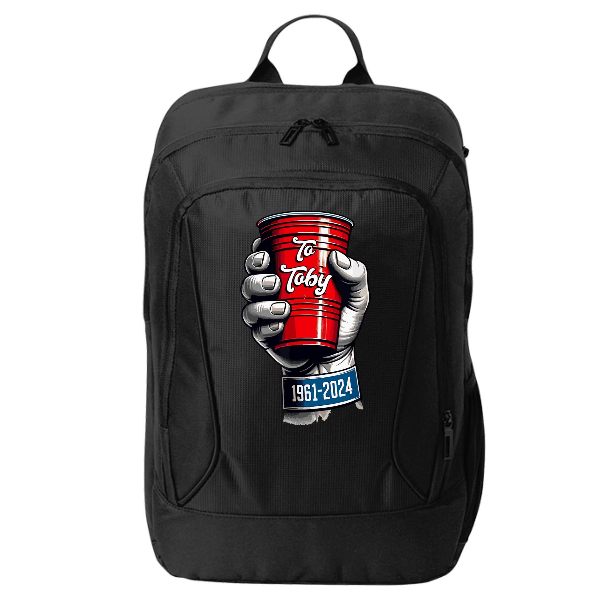 Solo Cup Cheers To Toby Red Solo Cup City Backpack