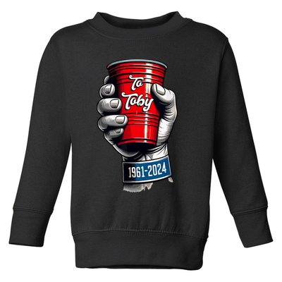Solo Cup Cheers To Toby Red Solo Cup Toddler Sweatshirt