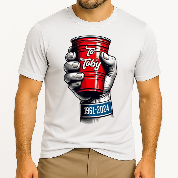 Solo Cup Cheers To Toby Red Solo Cup Cooling Performance Crew T-Shirt
