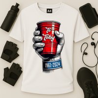 Solo Cup Cheers To Toby Red Solo Cup Cooling Performance Crew T-Shirt