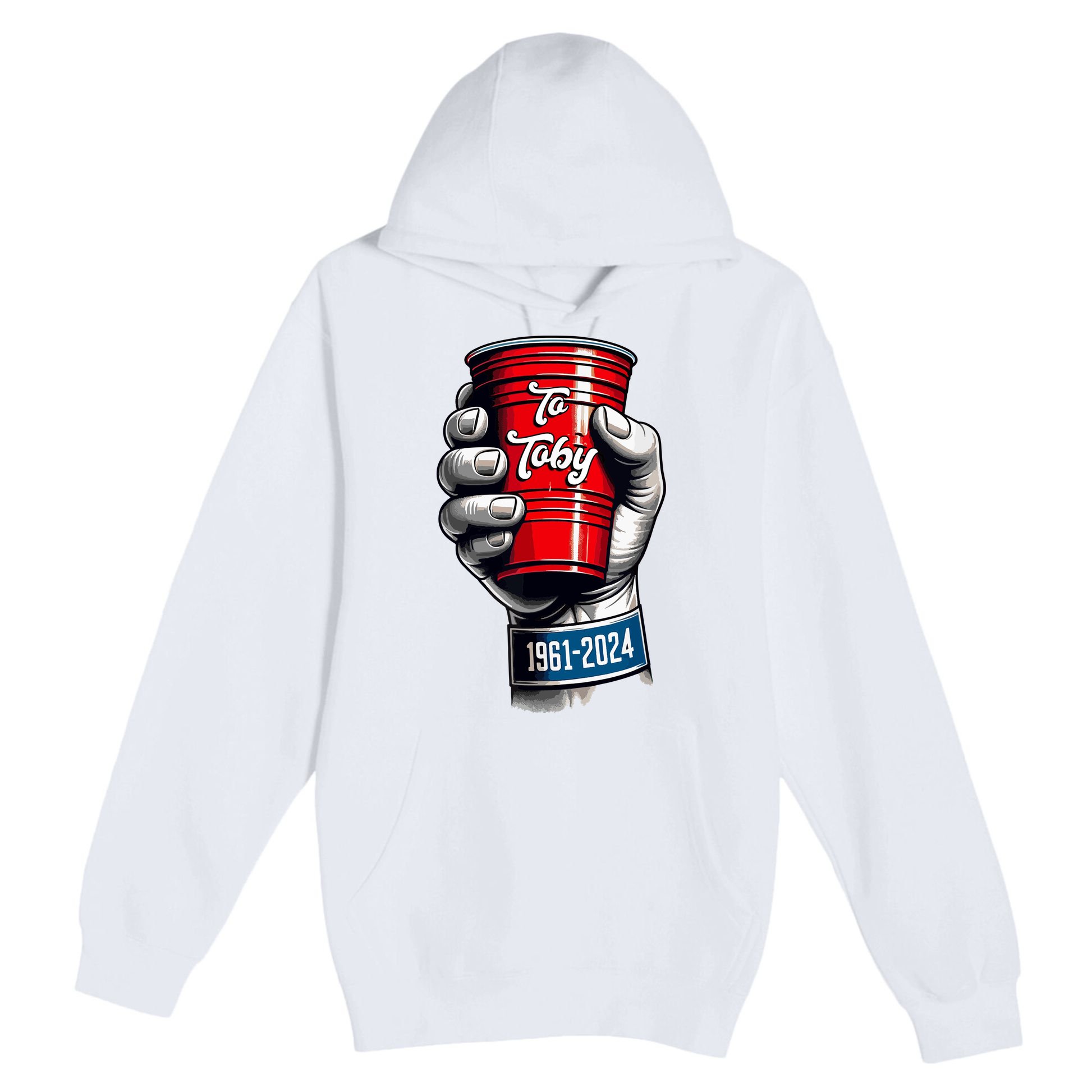 Solo Cup Cheers To Toby Red Solo Cup Premium Pullover Hoodie