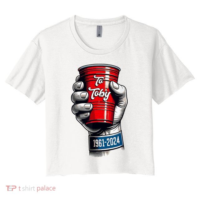 Solo Cup Cheers To Toby Red Solo Cup Crop Top