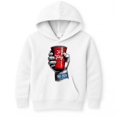 Solo Cup Cheers To Toby Red Solo Cup Kids Hoodie