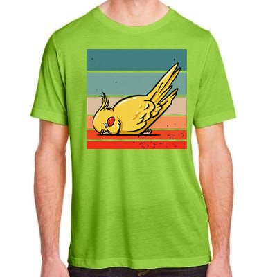 Sleeping Cockatiel Cute Factor Birds Animal Nature Relaxing Adult ChromaSoft Performance T-Shirt