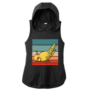 Sleeping Cockatiel Cute Factor Birds Animal Nature Relaxing Ladies PosiCharge Tri-Blend Wicking Draft Hoodie Tank