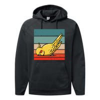 Sleeping Cockatiel Cute Factor Birds Animal Nature Relaxing Performance Fleece Hoodie