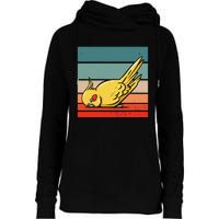 Sleeping Cockatiel Cute Factor Birds Animal Nature Relaxing Womens Funnel Neck Pullover Hood