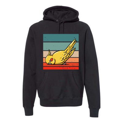 Sleeping Cockatiel Cute Factor Birds Animal Nature Relaxing Premium Hoodie