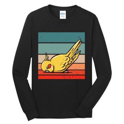 Sleeping Cockatiel Cute Factor Birds Animal Nature Relaxing Tall Long Sleeve T-Shirt