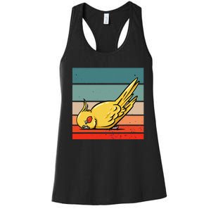 Sleeping Cockatiel Cute Factor Birds Animal Nature Relaxing Women's Racerback Tank