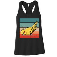 Sleeping Cockatiel Cute Factor Birds Animal Nature Relaxing Women's Racerback Tank