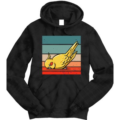 Sleeping Cockatiel Cute Factor Birds Animal Nature Relaxing Tie Dye Hoodie