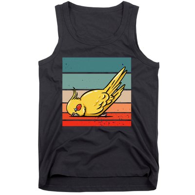 Sleeping Cockatiel Cute Factor Birds Animal Nature Relaxing Tank Top