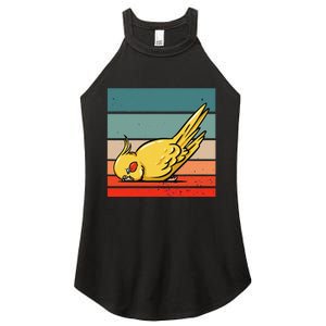 Sleeping Cockatiel Cute Factor Birds Animal Nature Relaxing Women's Perfect Tri Rocker Tank