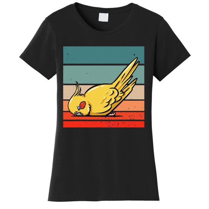 Sleeping Cockatiel Cute Factor Birds Animal Nature Relaxing Women's T-Shirt