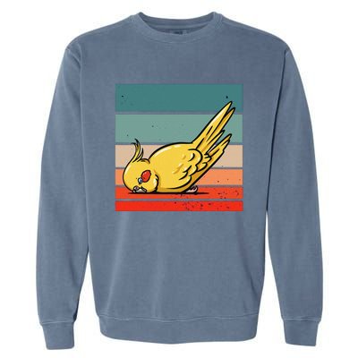 Sleeping Cockatiel Cute Factor Birds Animal Nature Relaxing Garment-Dyed Sweatshirt