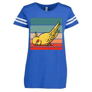 Sleeping Cockatiel Cute Factor Birds Animal Nature Relaxing Enza Ladies Jersey Football T-Shirt