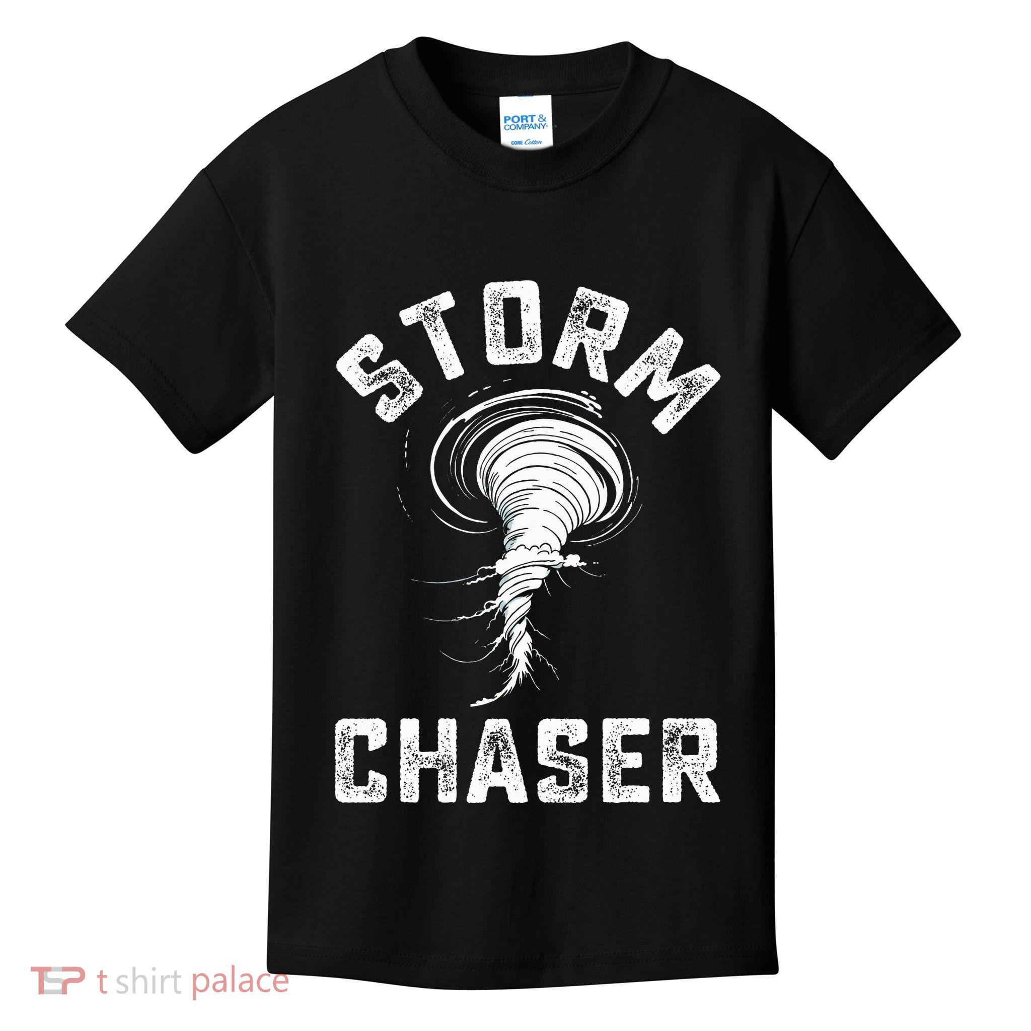 Storm Chaser Costume Tornado Twister Chasers Kids T-Shirt