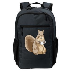 Squirrel Coffee Cup Cool Gift Daily Commute Backpack