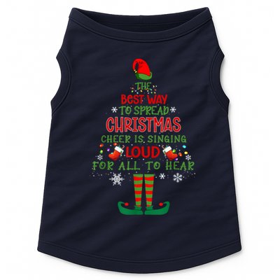 Spread Christmas Cheer Sing Out Loud Funny Festive Christmas Doggie Tank